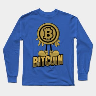 Bitcoin Mascotte Long Sleeve T-Shirt